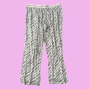 juicy couture flare sleep/lounge pants, size L